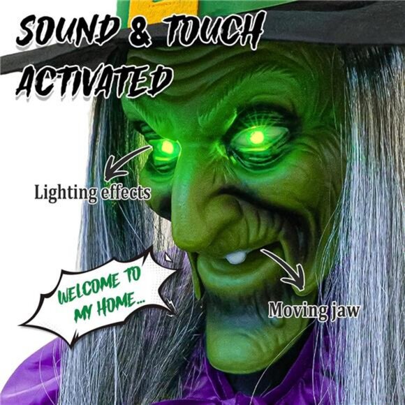 Halloween Decorations - Halloween Decorations Outdoor - 11.5 Ft Animated - Picture 4 of 7